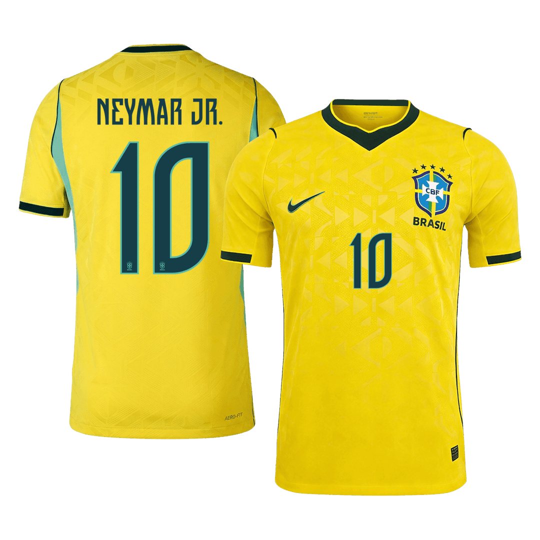 NEYMAR JR. #10 Brazil Home Player Version Jersey World Cup 2026