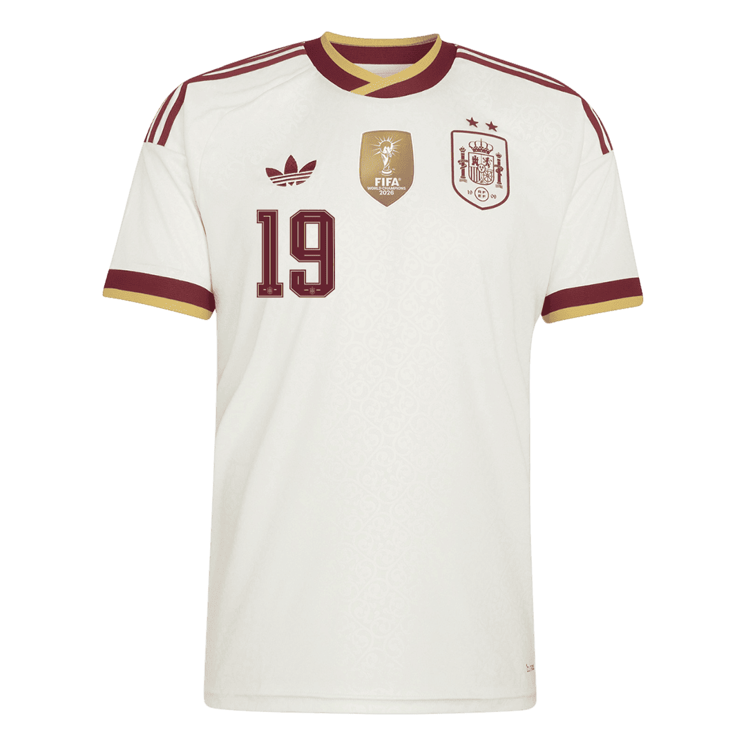 LAMINE YAMAL #19 Spain Away Soccer Jersey World Cup 2026