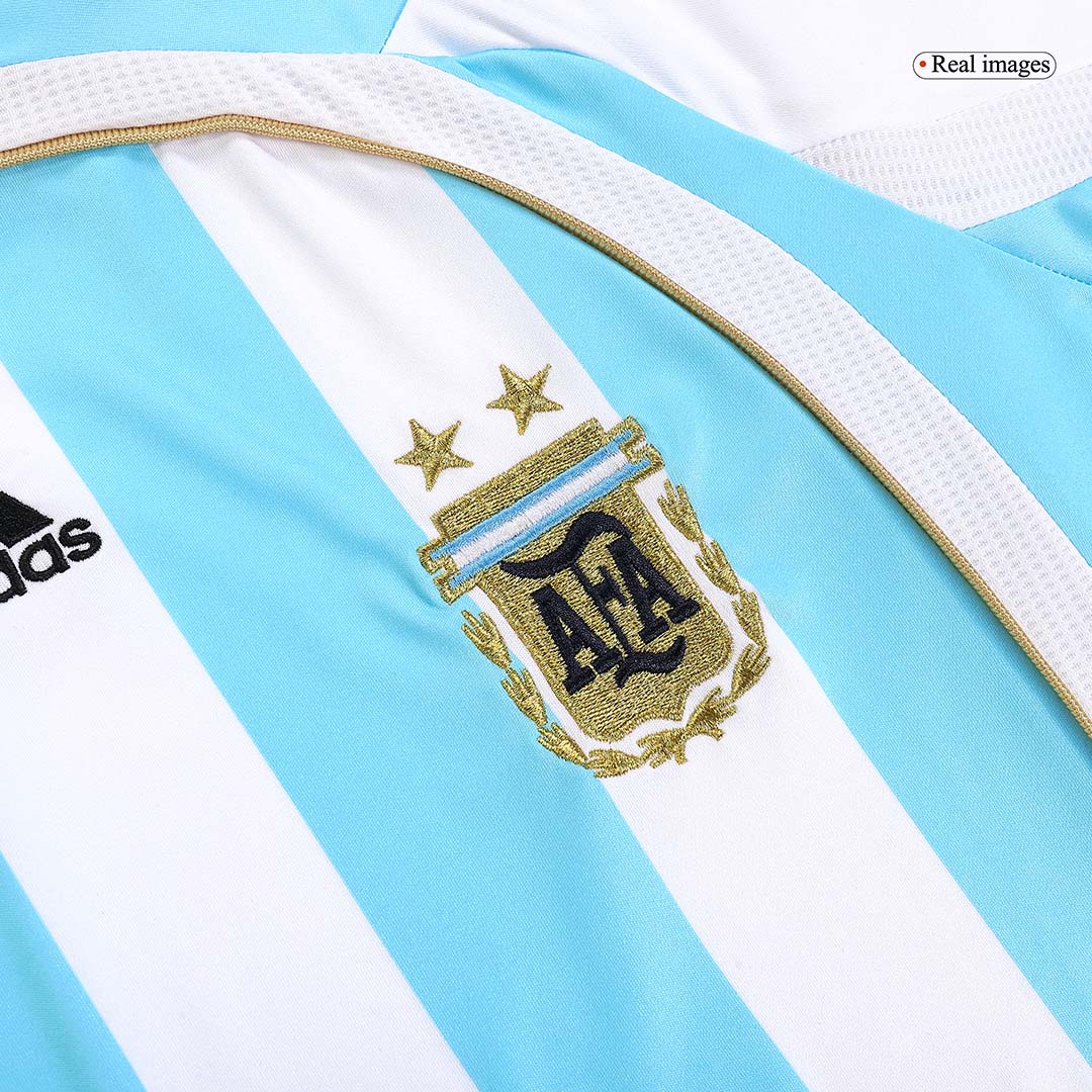 Retro MESSI #19 2006 Argentina Home Soccer Jersey