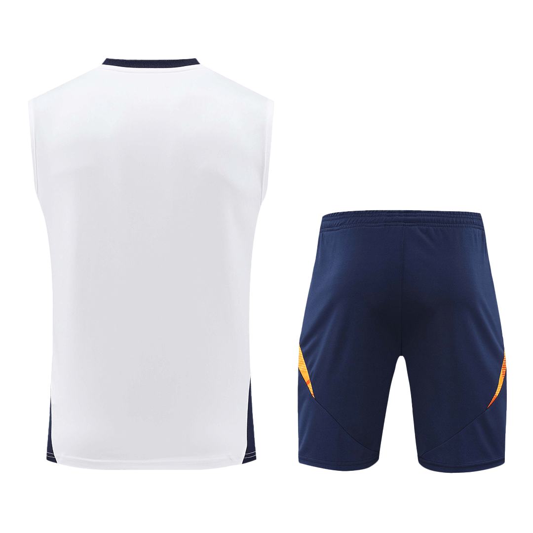 Real Madrid Pre-Match Soccer Jersey Vest Kit(Jersey+Shorts) 2024/25