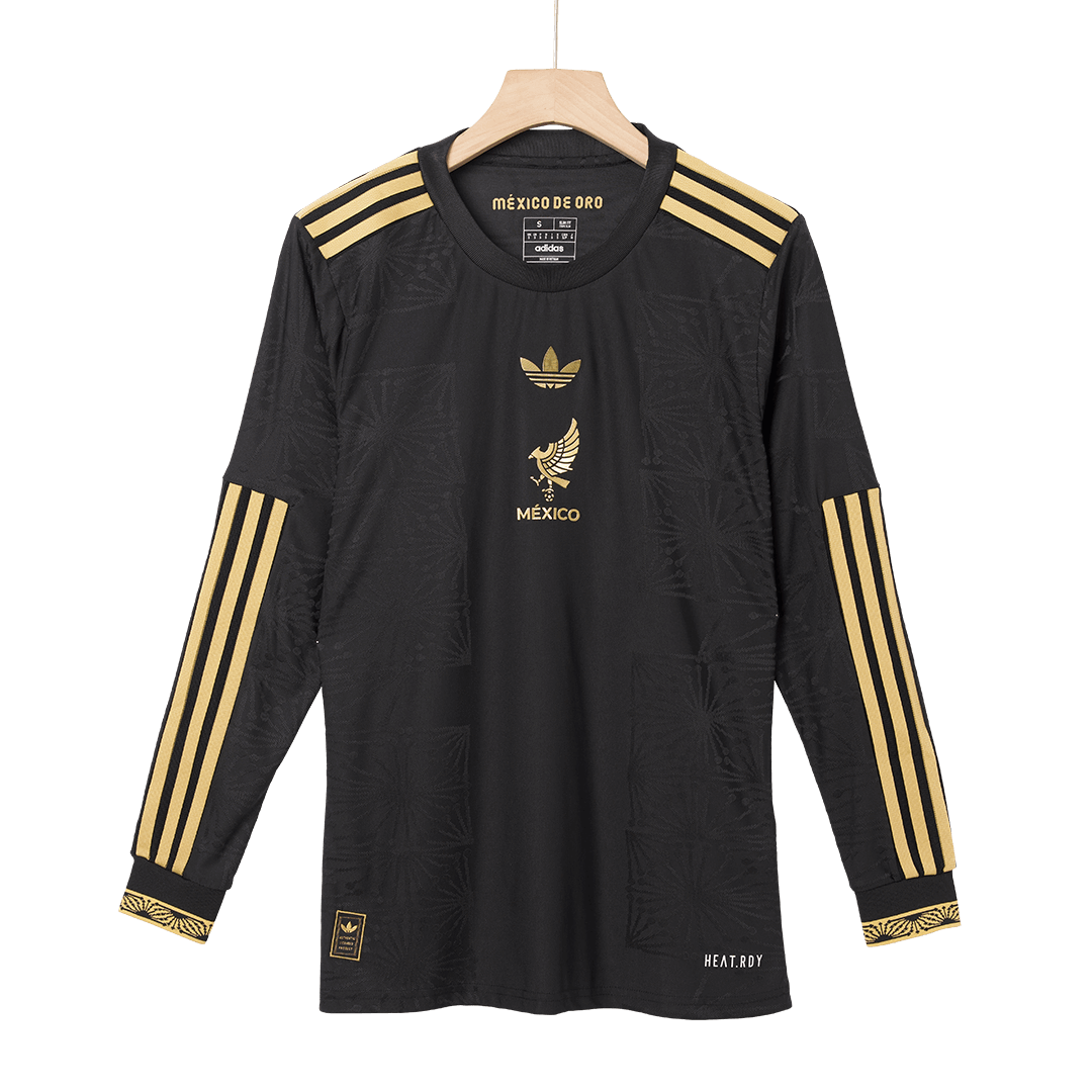Mexico Third Away Long Sleeve Authentic Jerseys Kit 2025 - Gold Cup