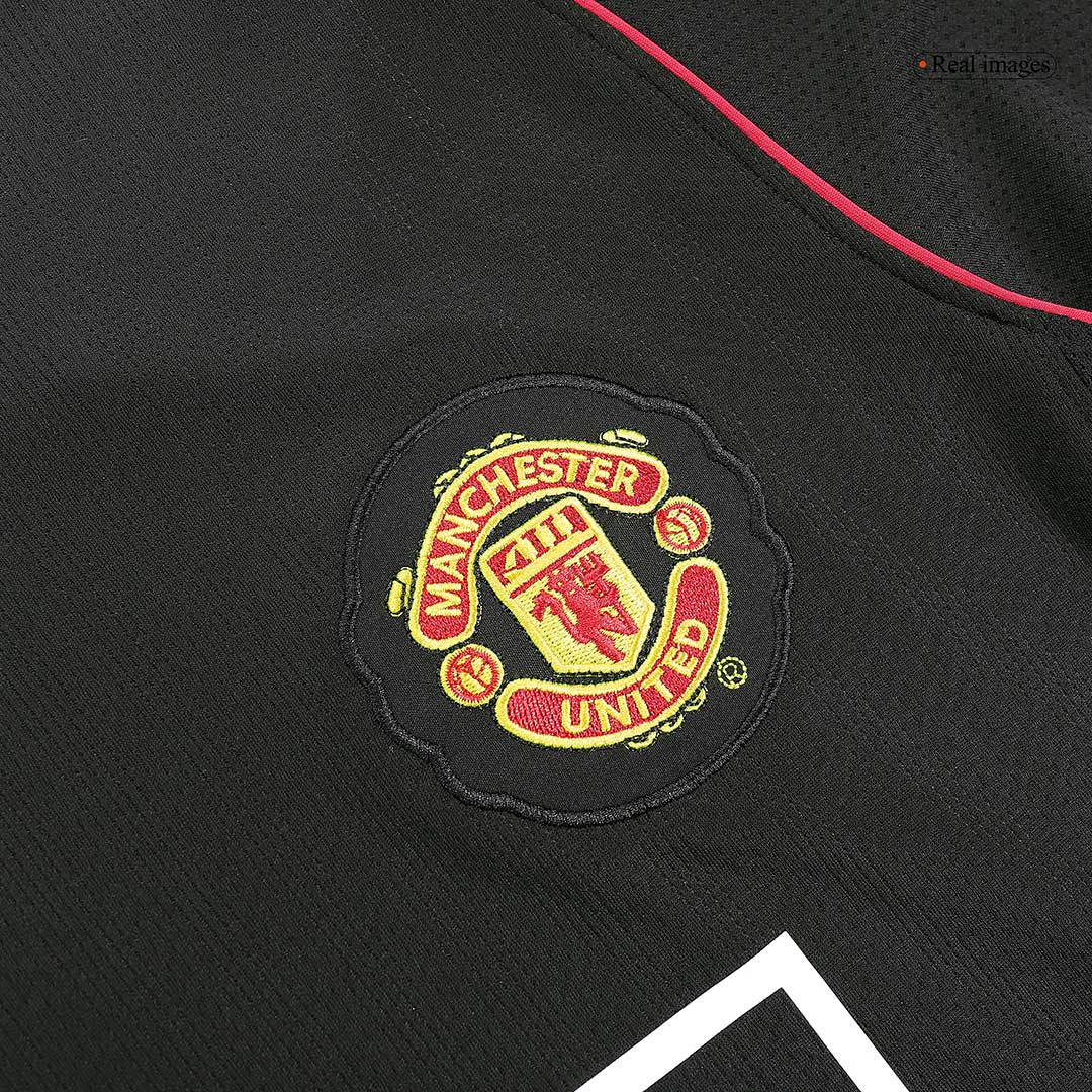 Retro Jersey SCHOLES #18 Manchester United Retro Jersey Away Soccer Shirt 2007/08