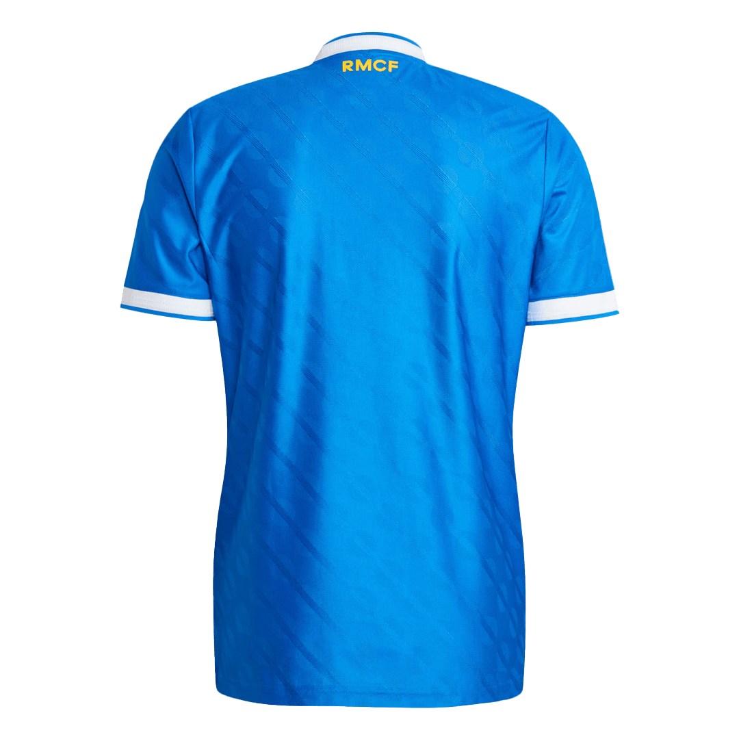 Camiseta de fútbol azul de visitante del Real Madrid 2025/26