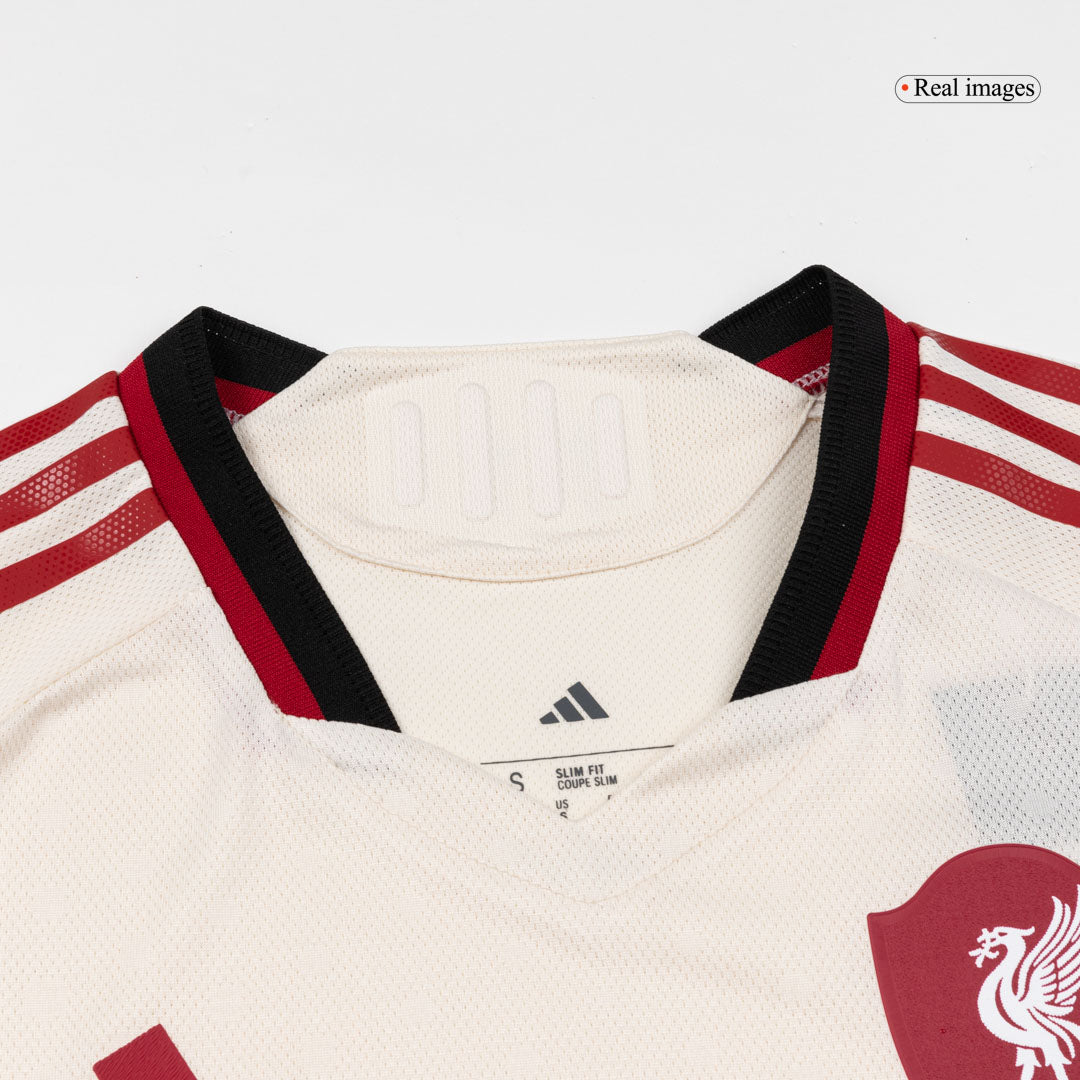 GAKPO #18 Liverpool Away Authentic Soccer Jersey 2025/26