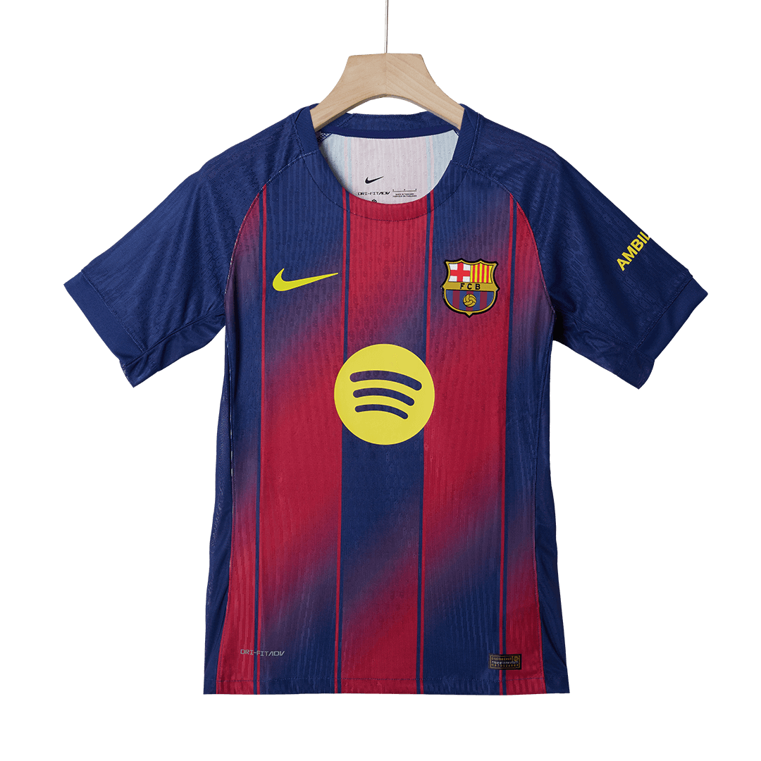KOUNDE #23 Barcelona Home Authentic Soccer Jersey 2025/26 - UCL