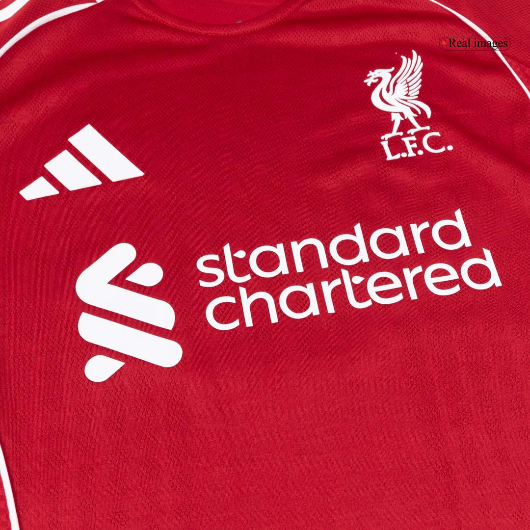 GAKPO #18 Liverpool Home Authentic Soccer Jersey 2025/26