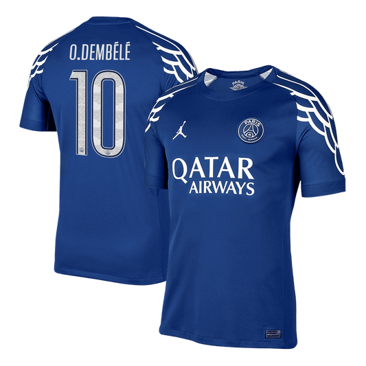 PSG O.DEMBÉLÉ #10 Soccer Jersey Fourth Away Custom Shirt 2024/25 - UCL