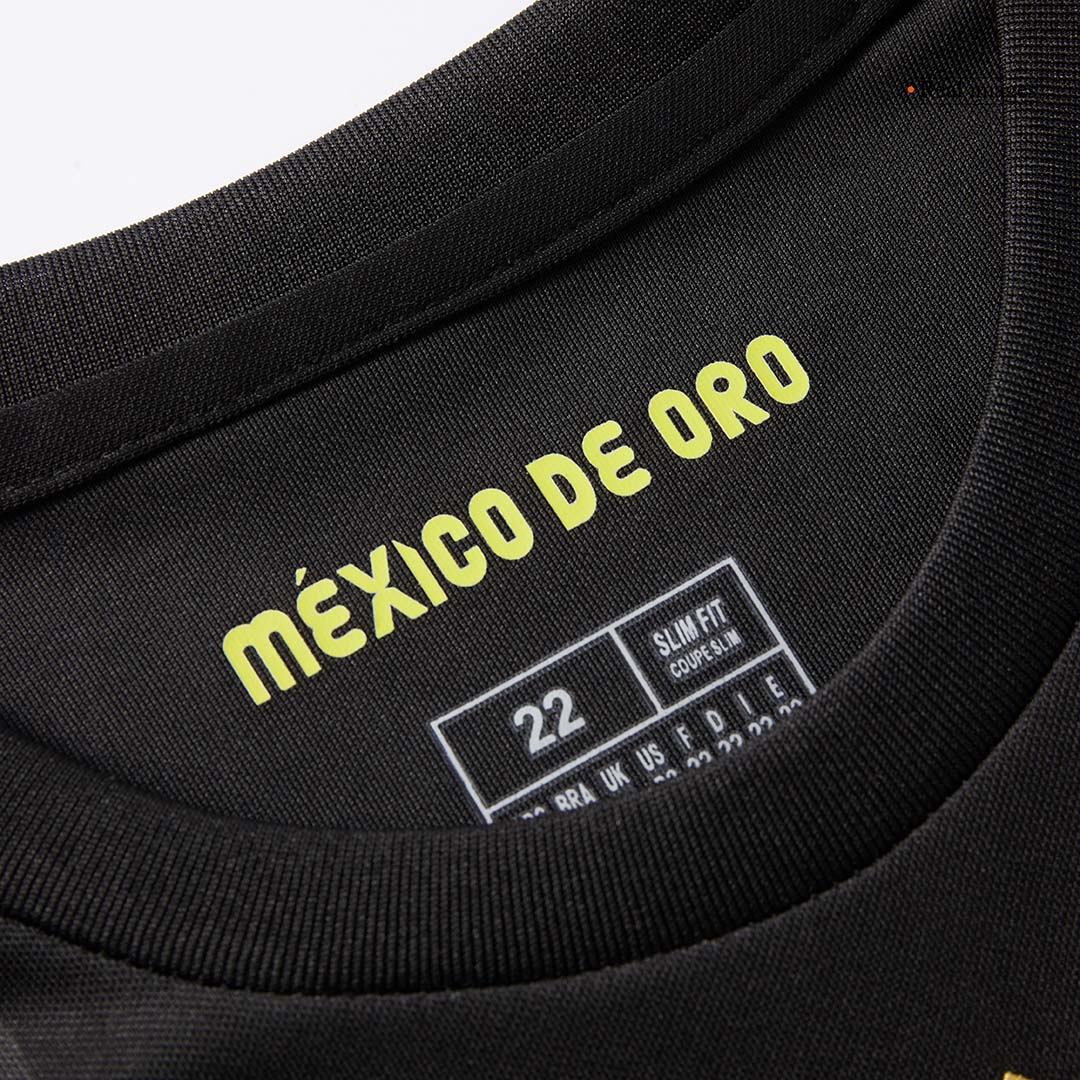 Mexico Third Away Kids Soccer Jerseys Kit 2025 - Gold Cup