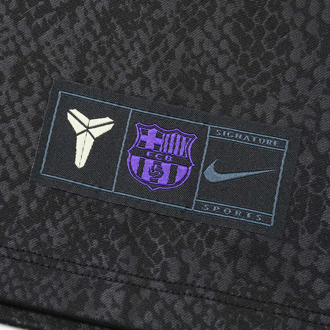 Barcelona 1/4 Zip Tracksuit 2025/26 Kids Black