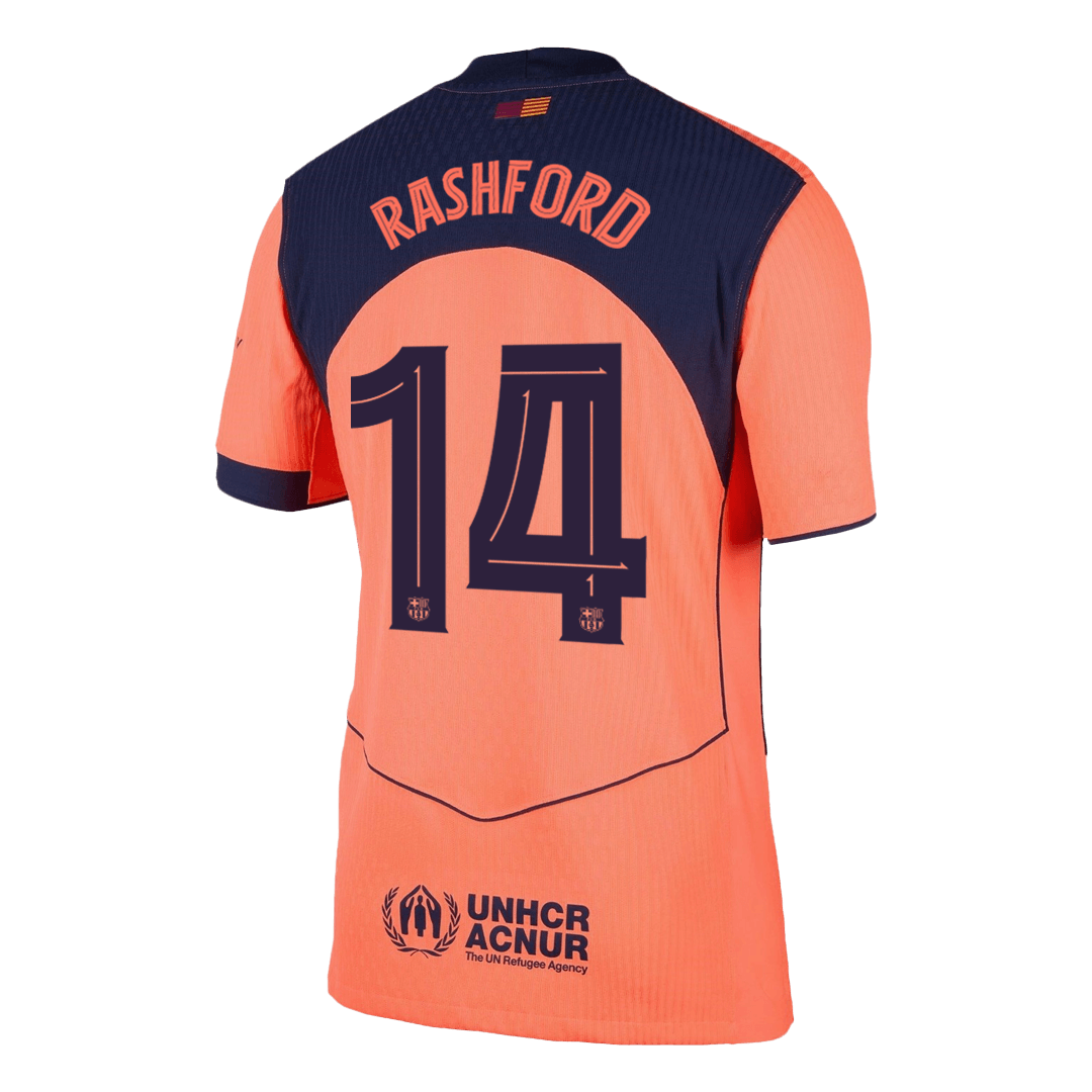RASHFORD #14 Barcelona Third Away Authentic Soccer Jersey 2025/26 - UCL
