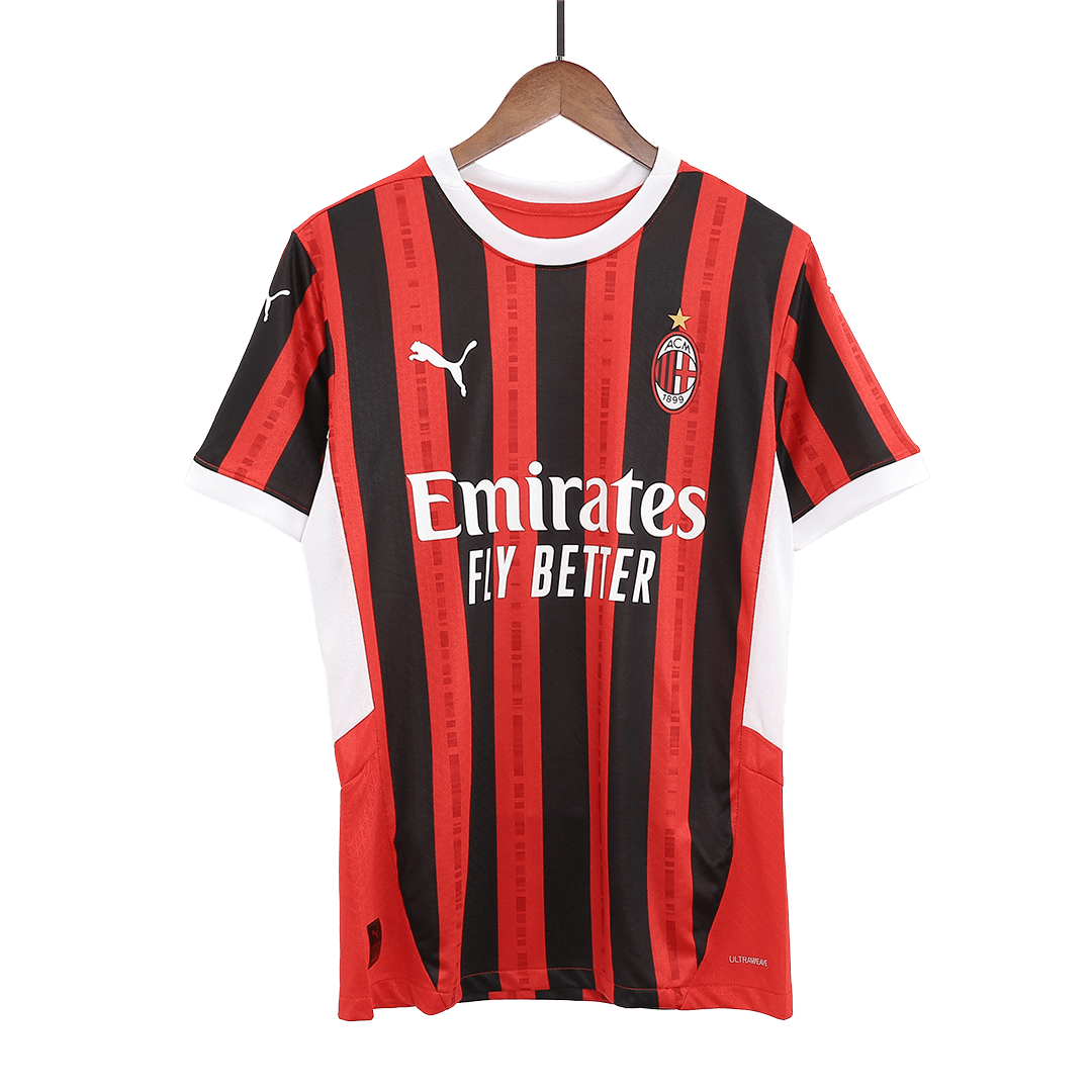 Authentic RAFA LEAO #10 Soccer Jersey AC Milan Home Shirt 2024/25