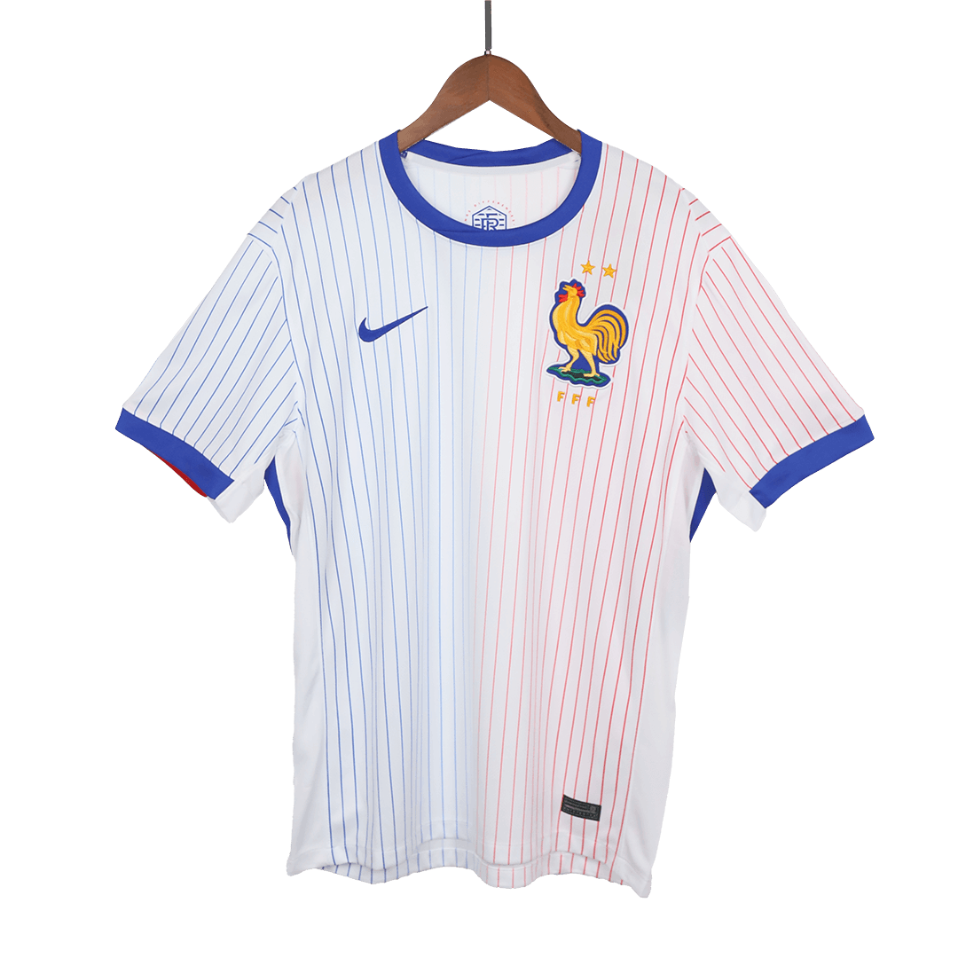 France Away Soccer Jersey Euro 2024