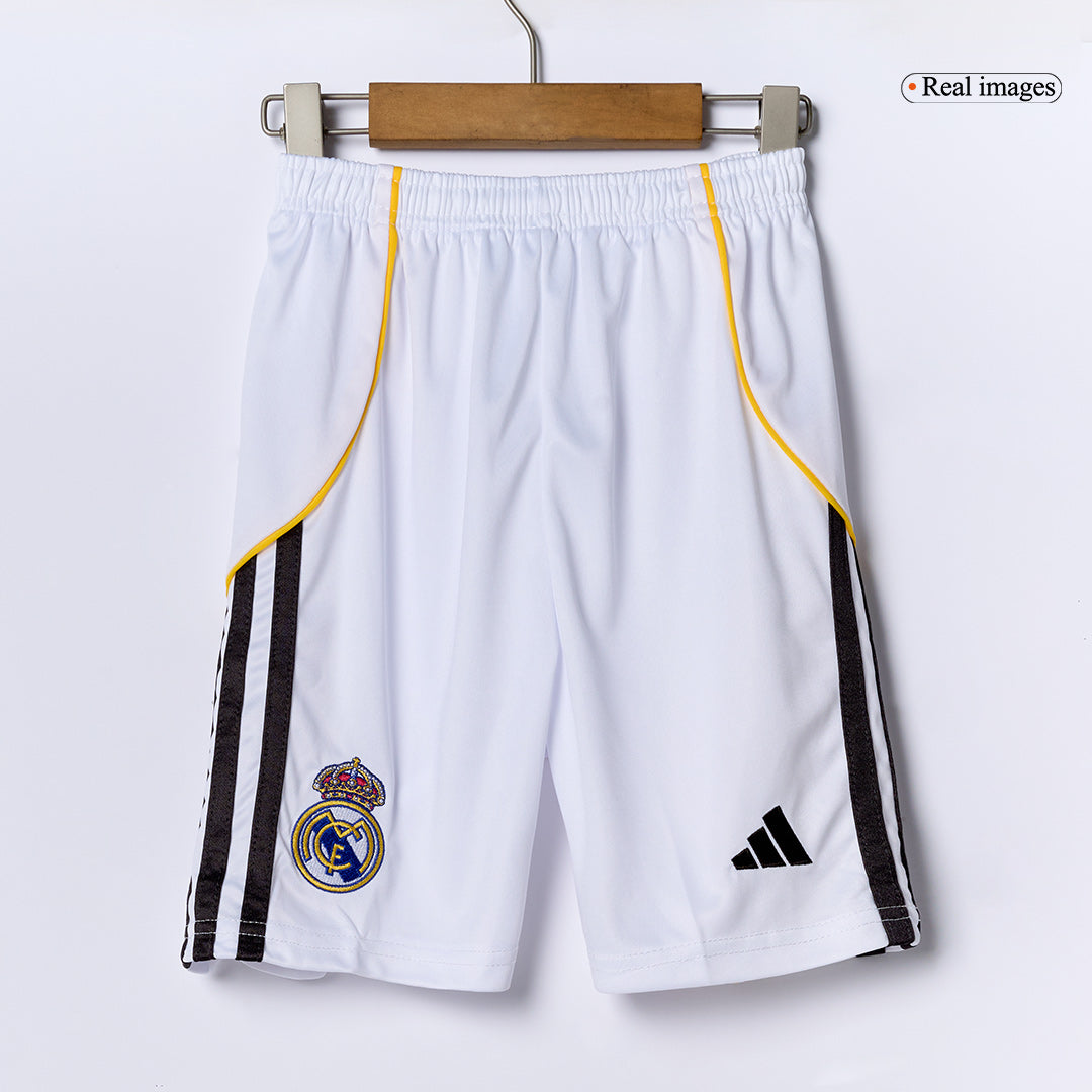 Real Madrid Home Kids Soccer Jerseys Full Kit 2025/26