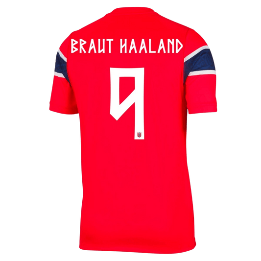 BRAUT HAALAND #9 Norway Home Soccer Jersey World Cup 2026