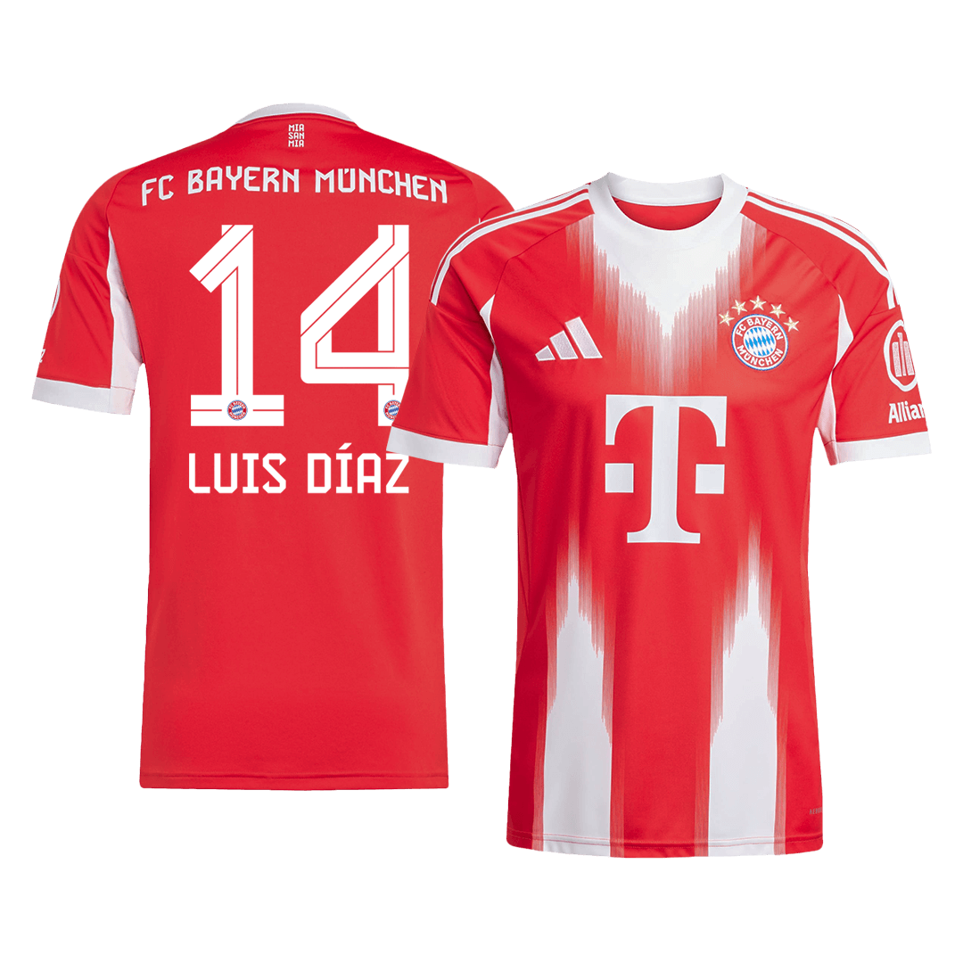 LUIS DÍAZ #14 Bayern München Heimtrikot 2025/26