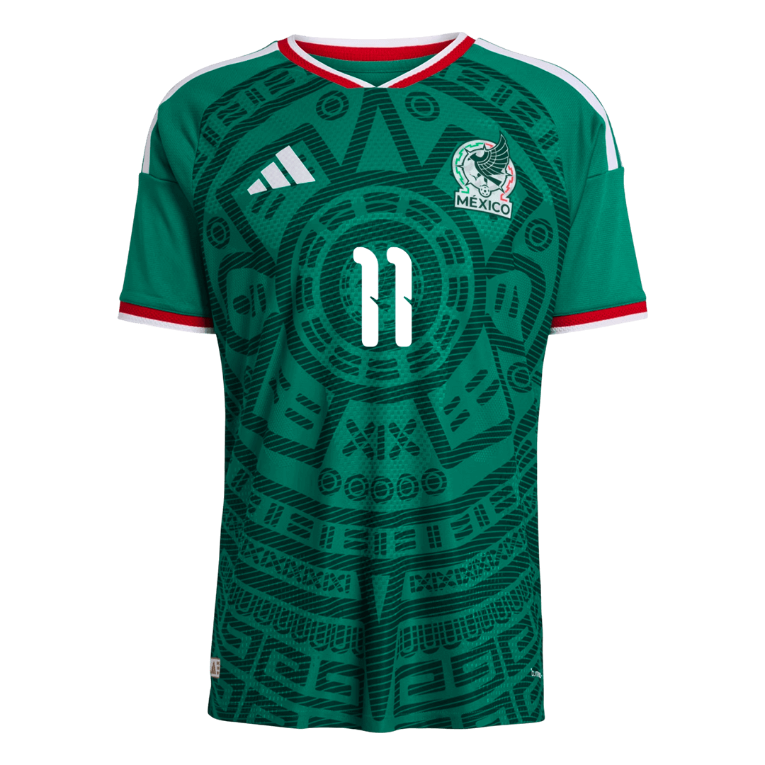 S.GIMENEZ #11 Mexico Home Player Version Jersey World Cup 2026