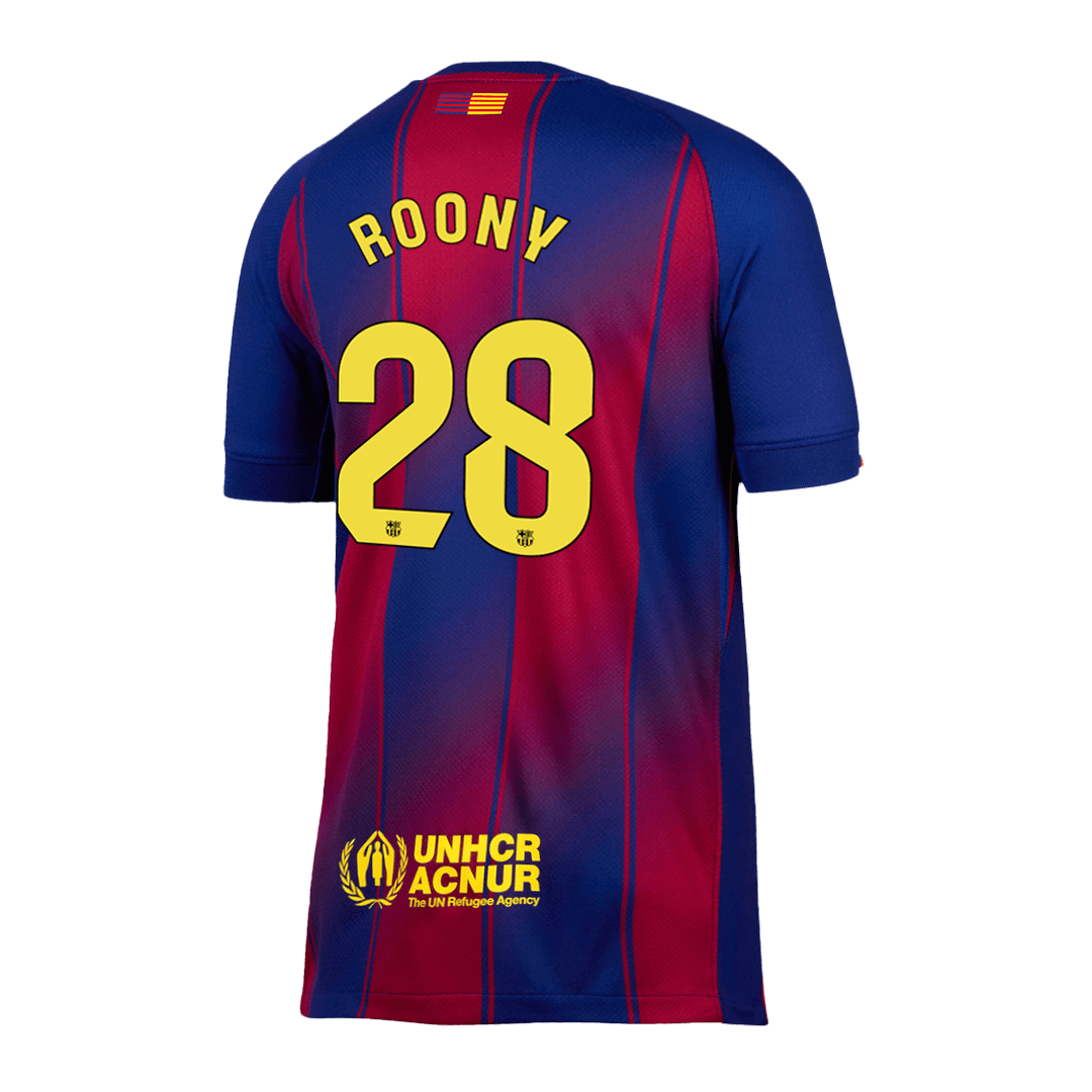 ROONY #28 Barcelona Home Soccer Jersey 2025/26