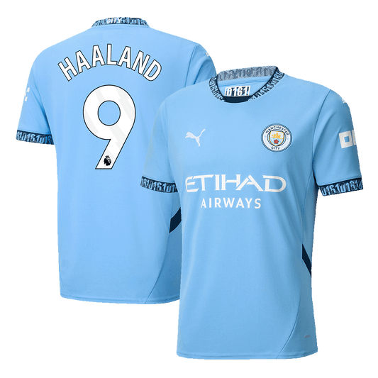 HAALAND #9 Manchester City Soccer Jersey Home Shirt 2024/25