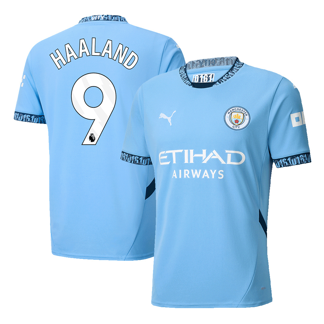 HAALAND #9 Manchester City Home soccer jersey 2024/25