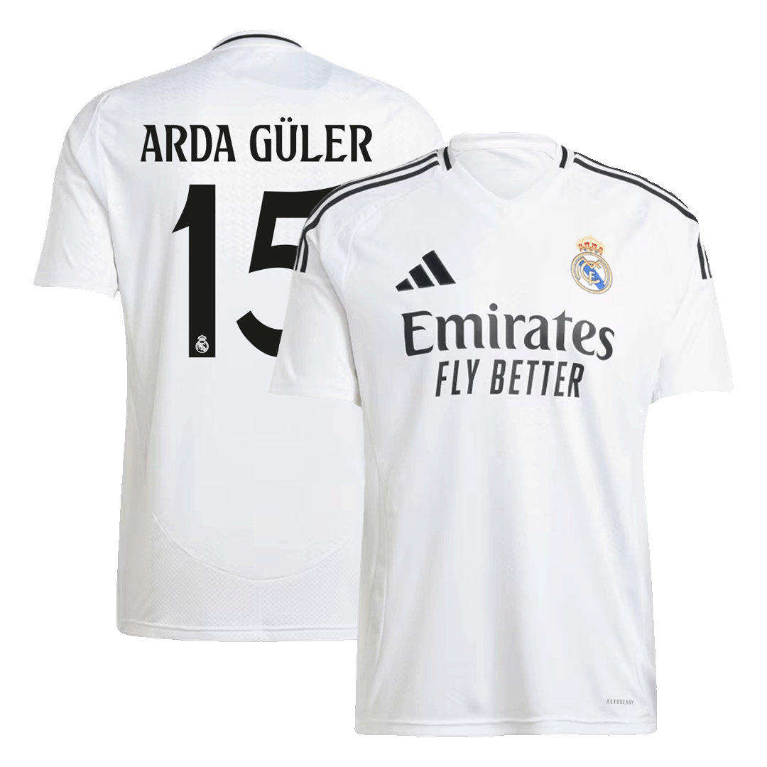 ARDA G¡§1ler #15 Real Madrid Home soccer jersey 2024/25