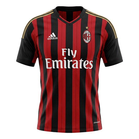 Retro Soccer Jersey AC Milan Home 2013/14