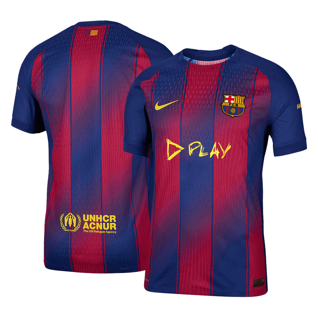 Barcelona X Ed Sheeran Home Player Version Jersey 2025/26