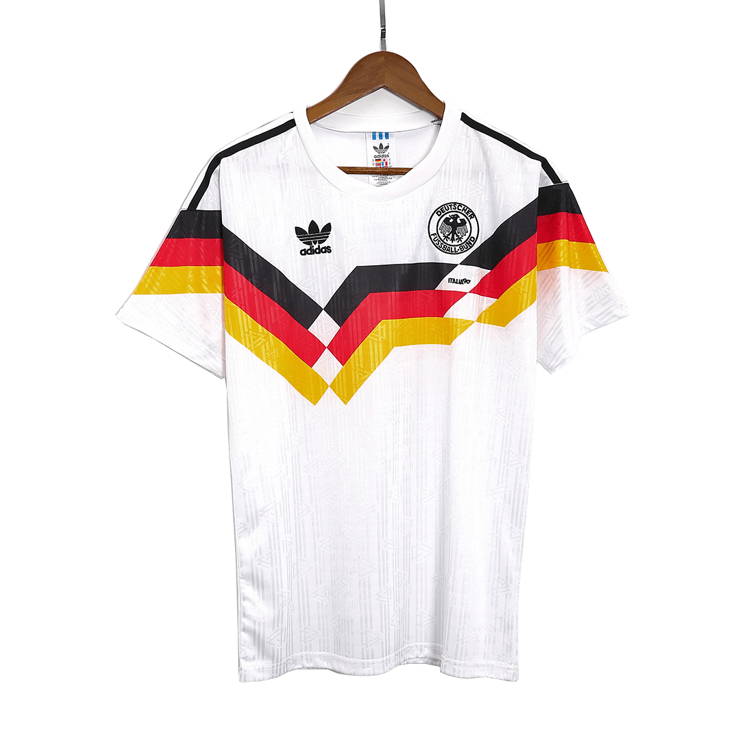 Retro 1990 Germany Home Soccer Jersey