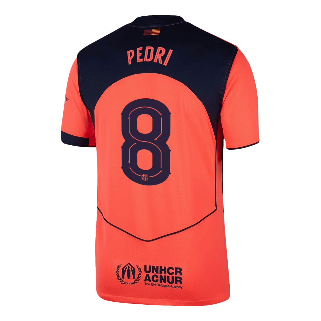 PEDRI #8 Barcelona Third Away Soccer Jersey 2025/26 -UCL