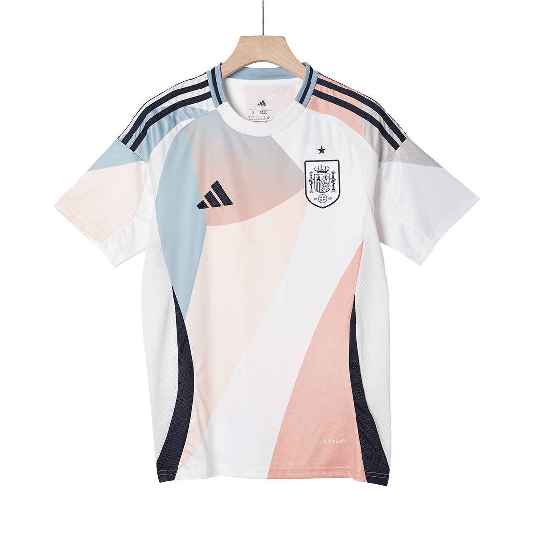 Men's Spain Away Soccer Jersey 2025 - Women's Euro