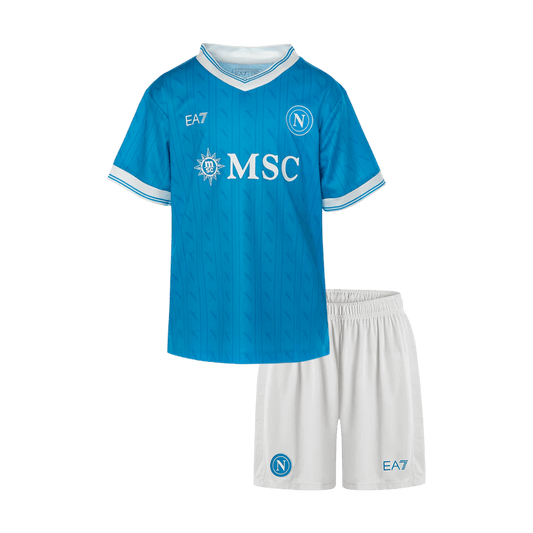 Napoli Home Kids Soccer Jerseys Kit 2025/26