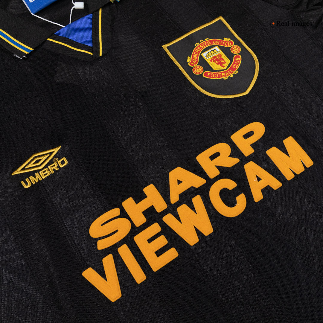 Retro Soccer Jersey Manchester United Away Long Sleeve 1993/94