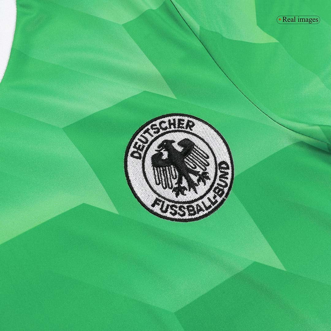 Camiseta retro de fútbol de visitante de Alemania 1988/90