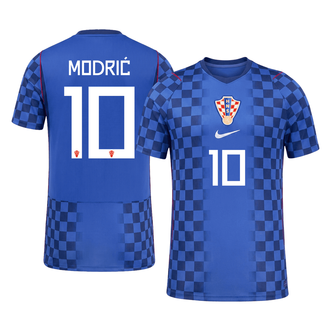 MODRIĆ #10 Croatia Away Soccer Jersey World Cup 2026