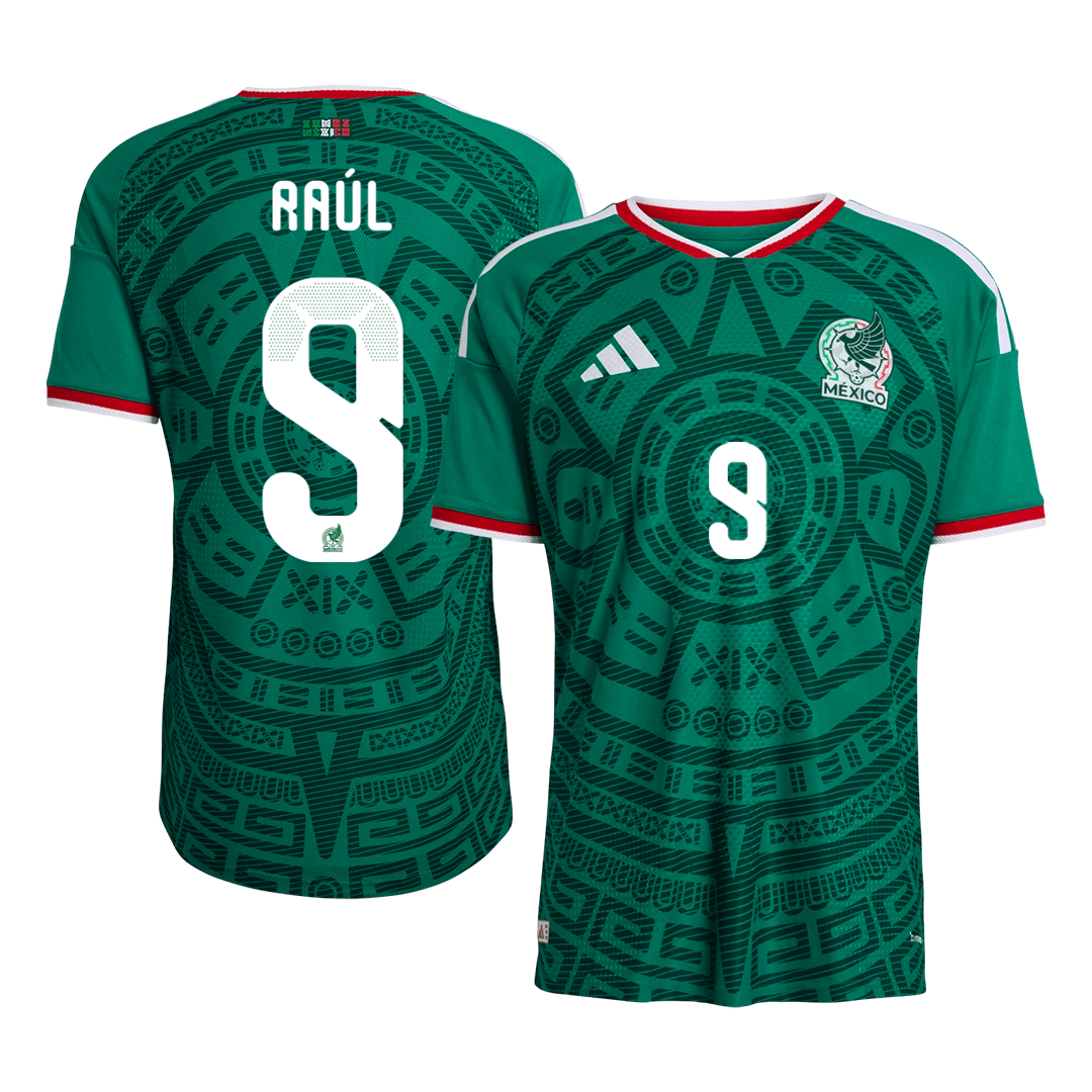 Raúl #9 Mexico Home Player Version Jersey World Cup 2026