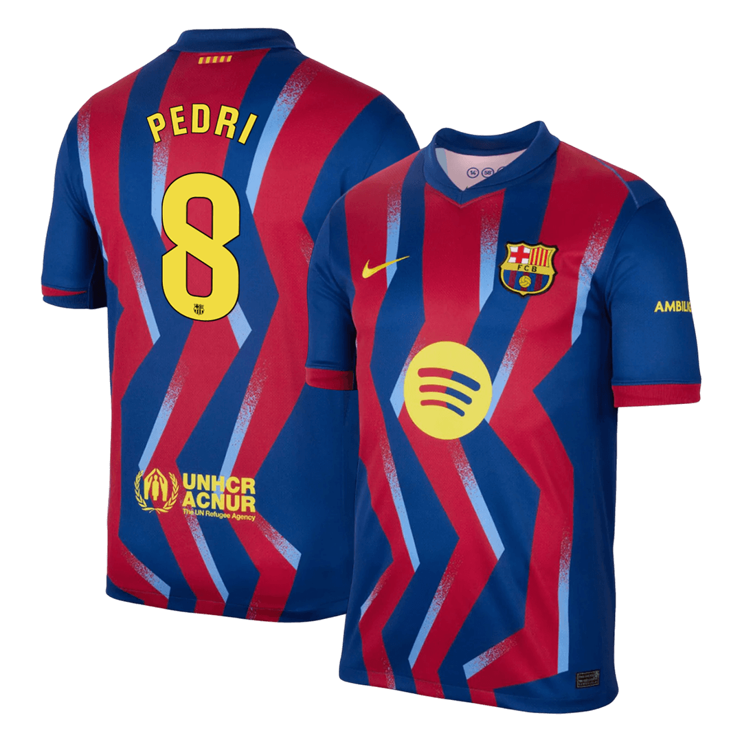 PEDRI #8 Barcelona Fourth Away Soccer Jersey 2025/26
