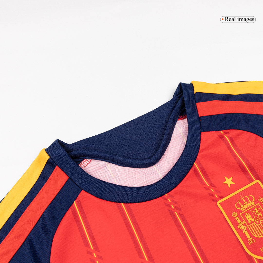 Spain Home World Cup Kids Soccer Jerseys Kit 2026