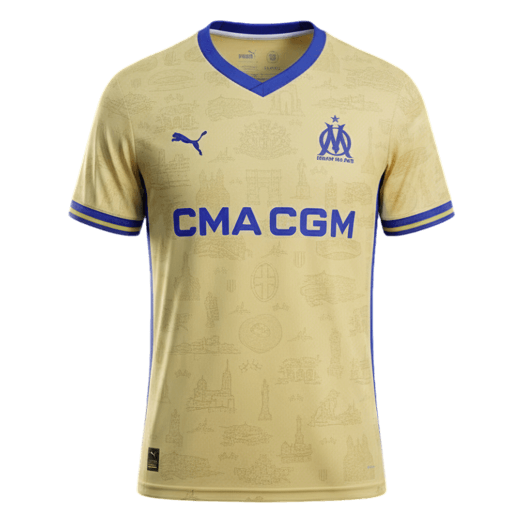 Marseille Fourth Away Soccer Jersey 2025/26