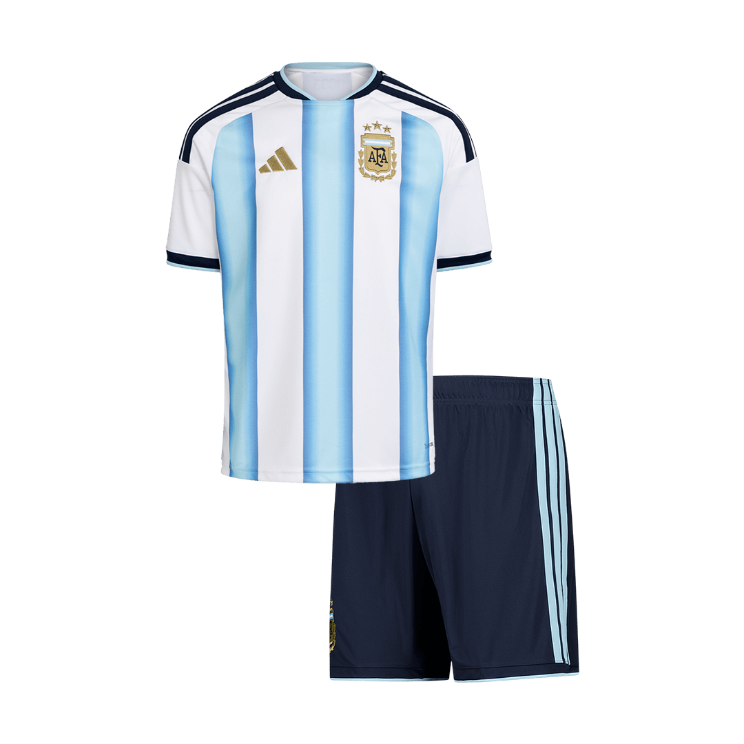 Argentina Home Kids Soccer Jerseys Kit World Cup 2026