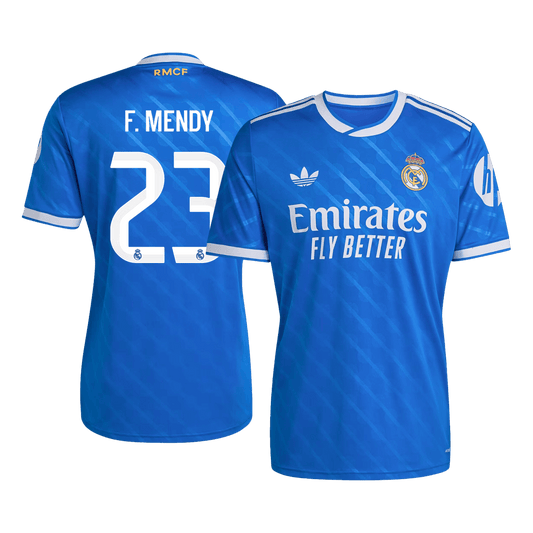 F. MENDY #23 Real Madrid Third Away Soccer Jersey 2025/26