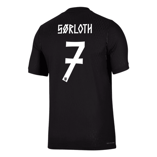 S?RLOTH #7 Norway Away Player Version Jersey World Cup 2026