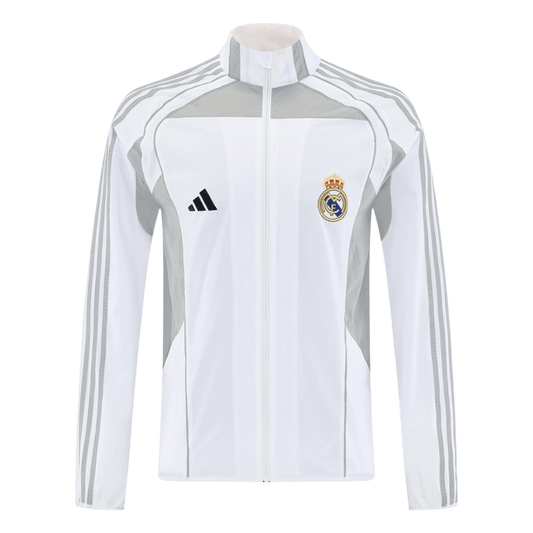 Real Madrid Windbreaker Jacket 2025/26 - White