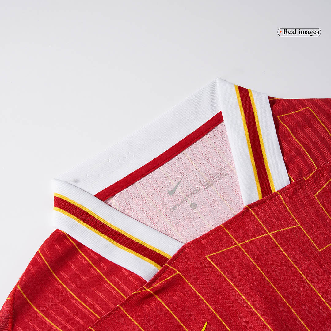 Authentisches CHAMPIONS #20 Liverpool Heim-Fußballtrikot 2024/25 Rot