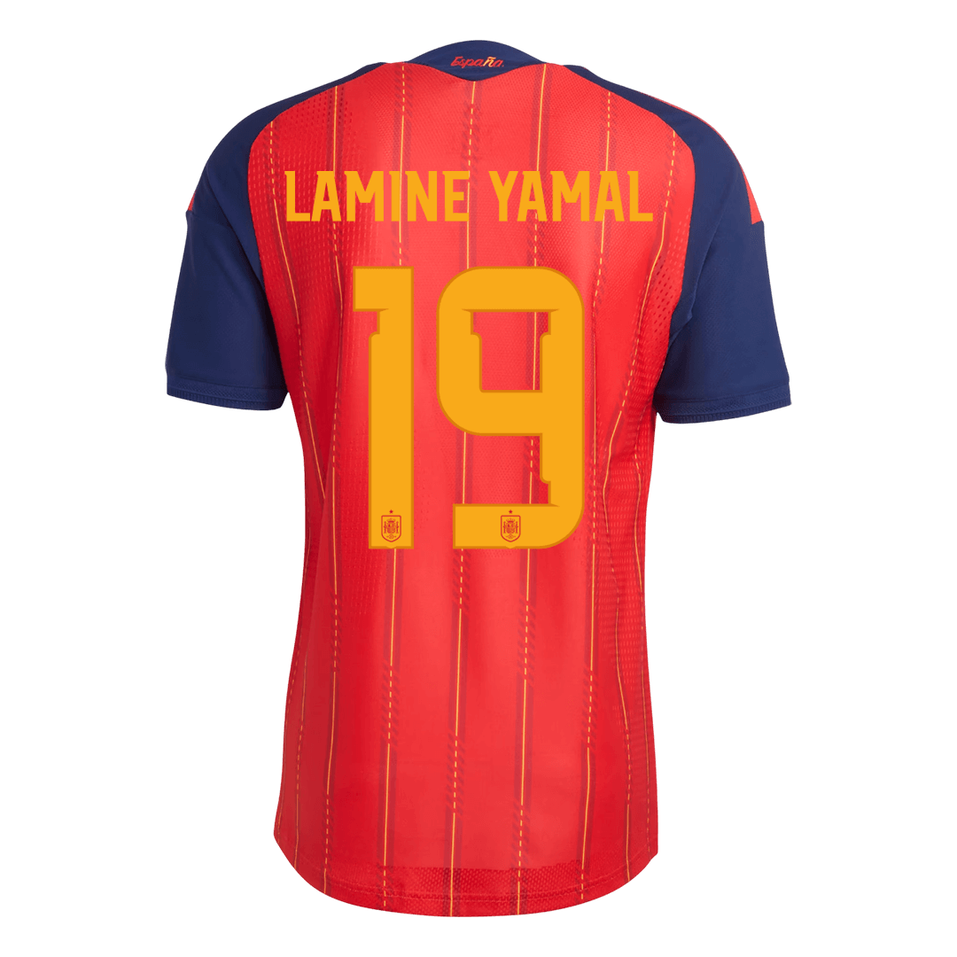 LAMINE YAMAL #19 Spain Home Player Version Jersey World Cup 2026