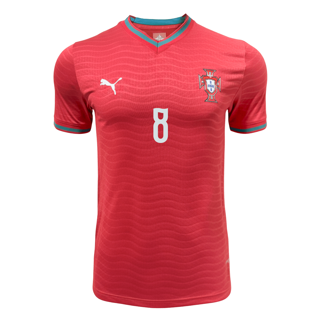 B.FERNANDES #8 Portugal Home Player Version Jersey World Cup 2026