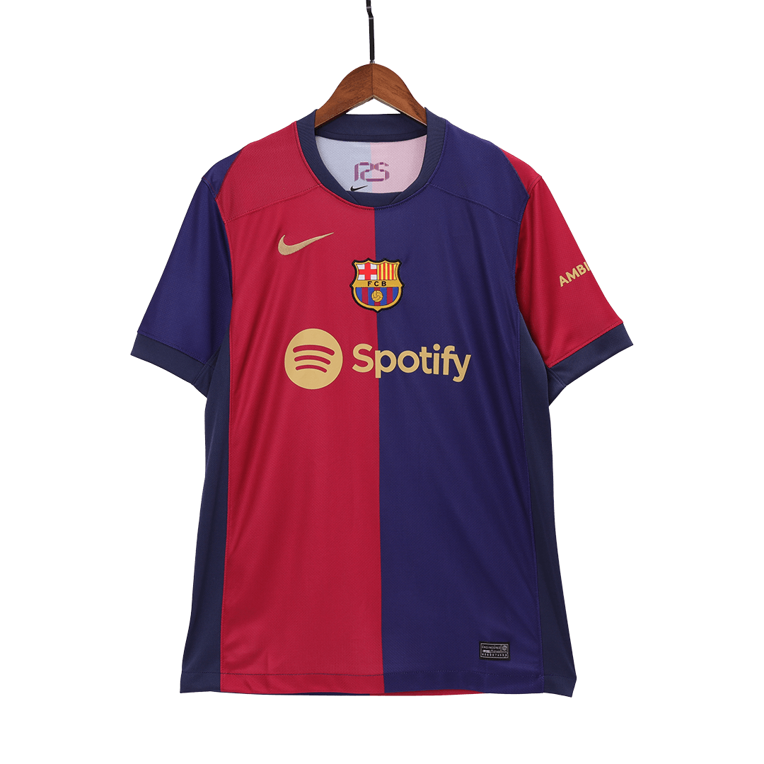 Barcelona Home Soccer Jersey Kit(Jersey+Shorts+Socks) 2024/25