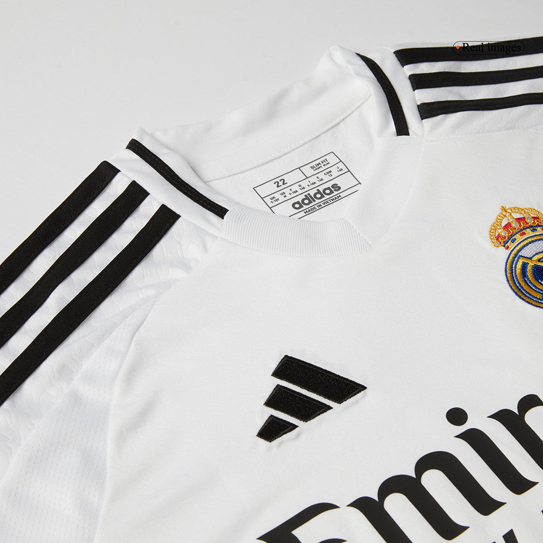 Kid's Real Madrid Home Soccer Jersey Kit (Shirt+Shorts) 2024/25