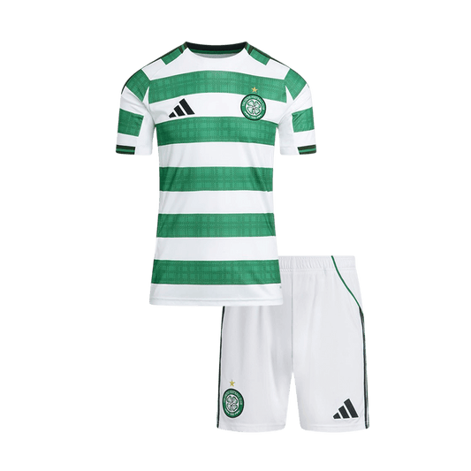 Kids Celtic Custom Home Soccer Kits 2025/26