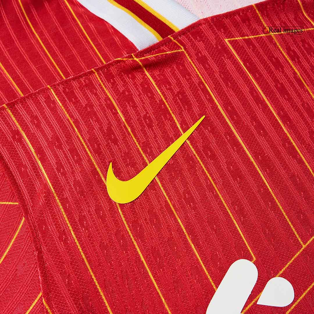 Authentisches CHAMPIONS #20 Liverpool Heim-Fußballtrikot 2024/25 Rot