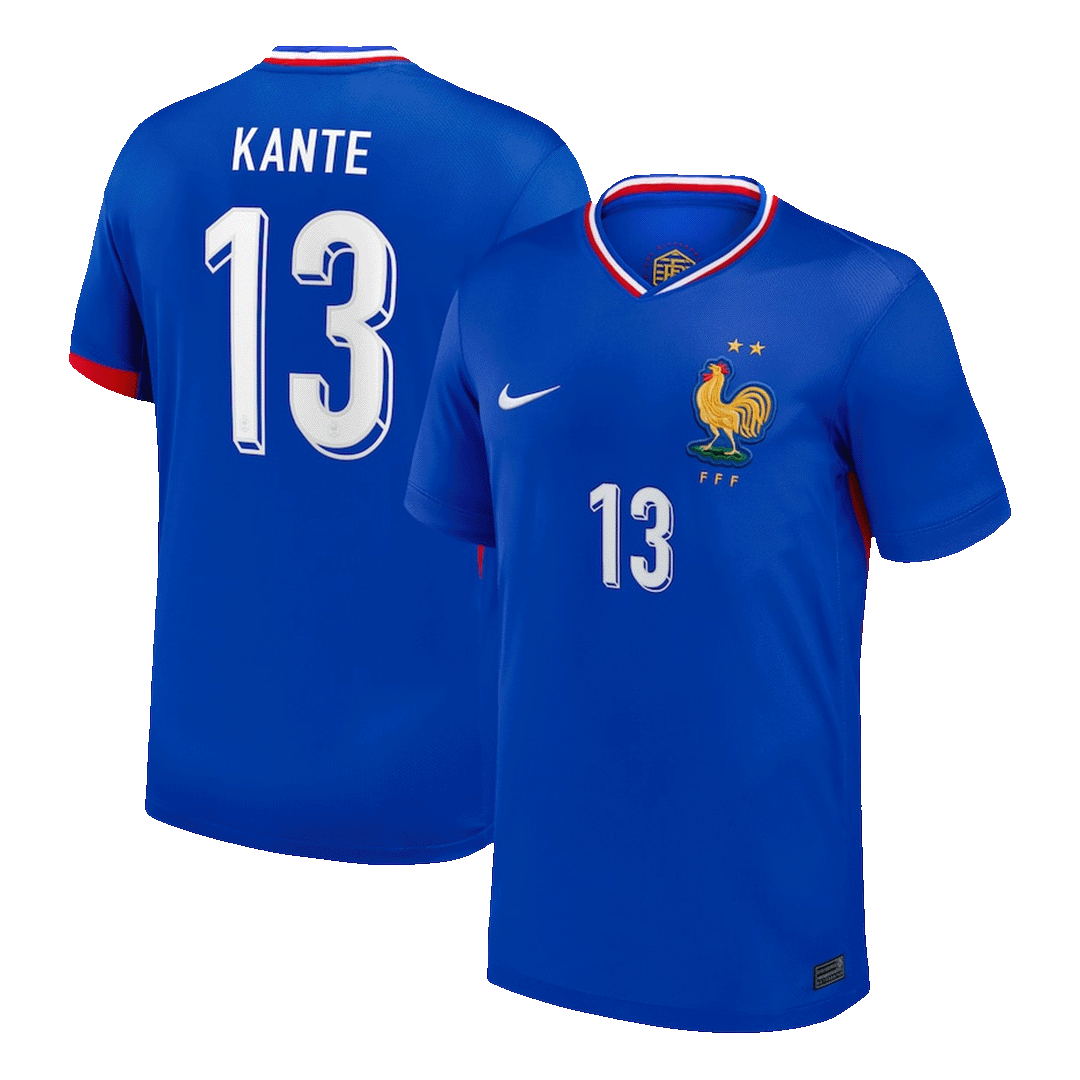 KANTE #13 France Home Soccer Jersey Euro 2024