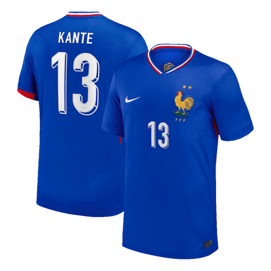 KANTE #13 France Home Soccer Jersey Euro 2024